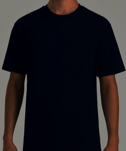 Premium Over sized tshirt - back print - black - unisex