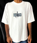 Premium Oversized t-shirt - front print - white - unisex