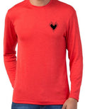 EMROIDERY FULL HANDS T-SHIRT - RED  - UNISEX