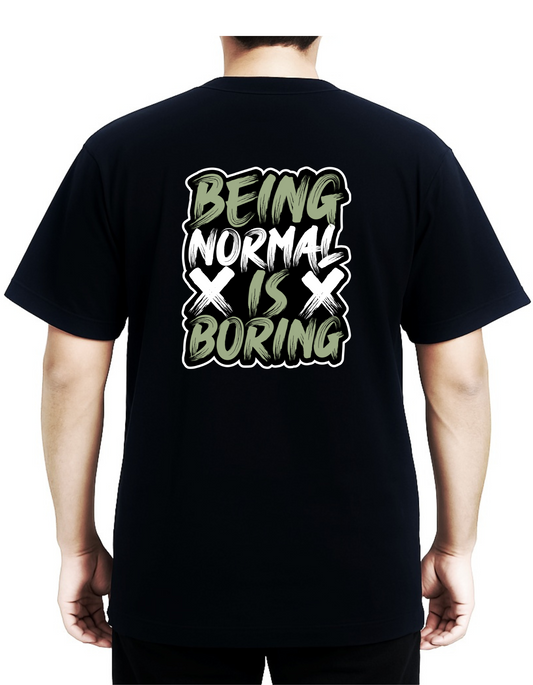 Premium Over sized tshirt - back print - black - unisex